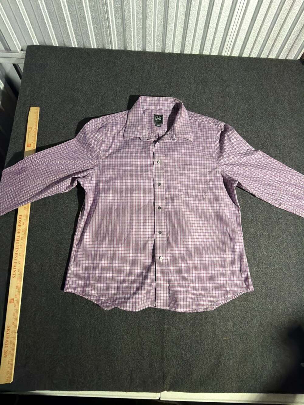 Jos.‎ A. Bank Traveler Slim Fit Long Sleeve Button-Down Plaid Shirt
9-0108